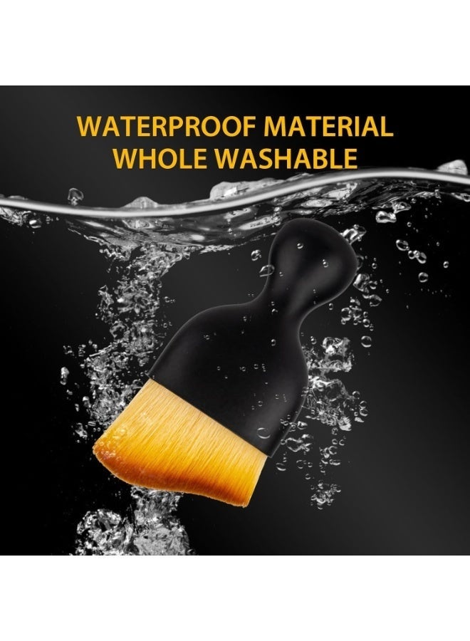 Auto Detailing Cleaning Brush – Soft Bristle Car Brush for Interior & Exterior, Dashboard, AC Vents, Leather, Engine, Wheels, and Car Surfaces-2pcs - Image 2