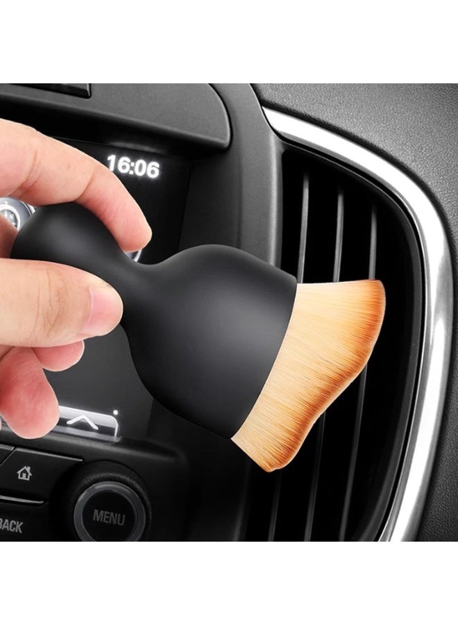 Auto Detailing Cleaning Brush – Soft Bristle Car Brush for Interior & Exterior, Dashboard, AC Vents, Leather, Engine, Wheels, and Car Surfaces-2pcs - Image 5