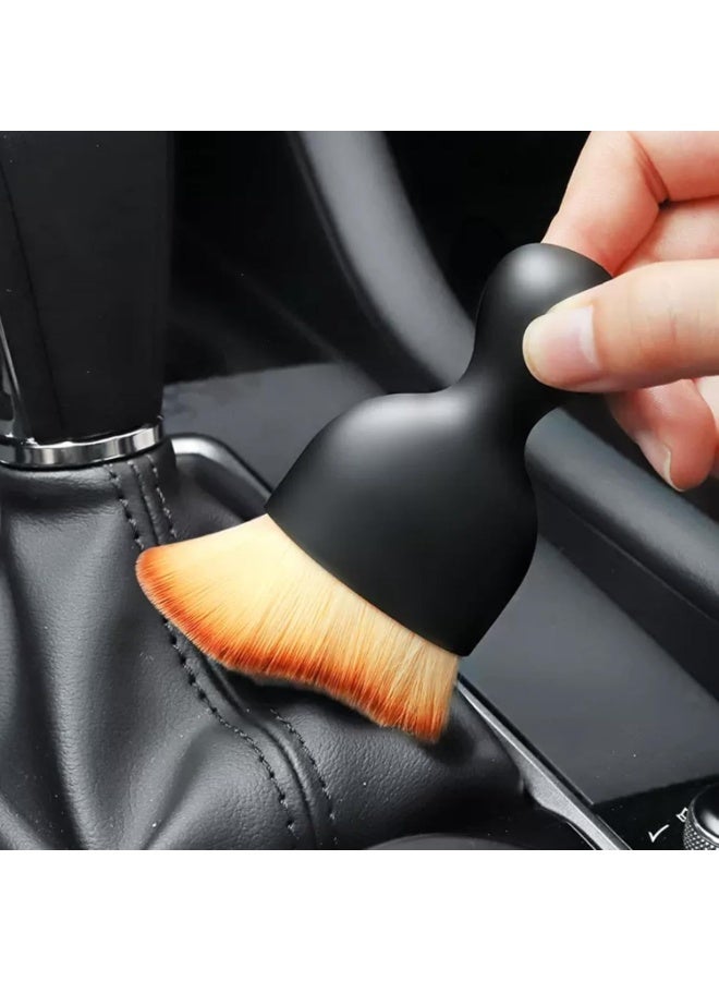 Auto Detailing Cleaning Brush – Soft Bristle Car Brush for Interior & Exterior, Dashboard, AC Vents, Leather, Engine, Wheels, and Car Surfaces-2pcs - Image 3