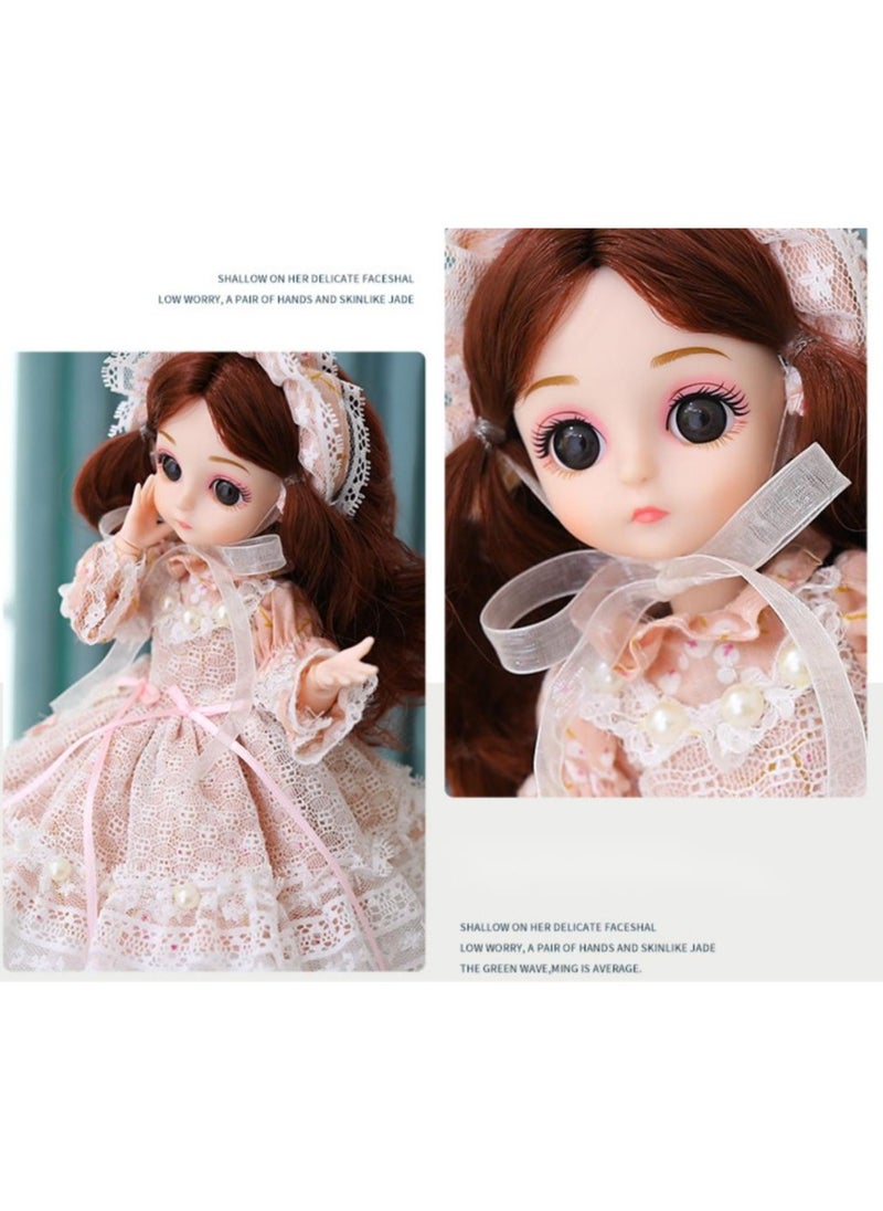 EHOME Kawaii Girl Dress up Doll Barbie Doll Toy 30cm Skirt Girl  - Image 2