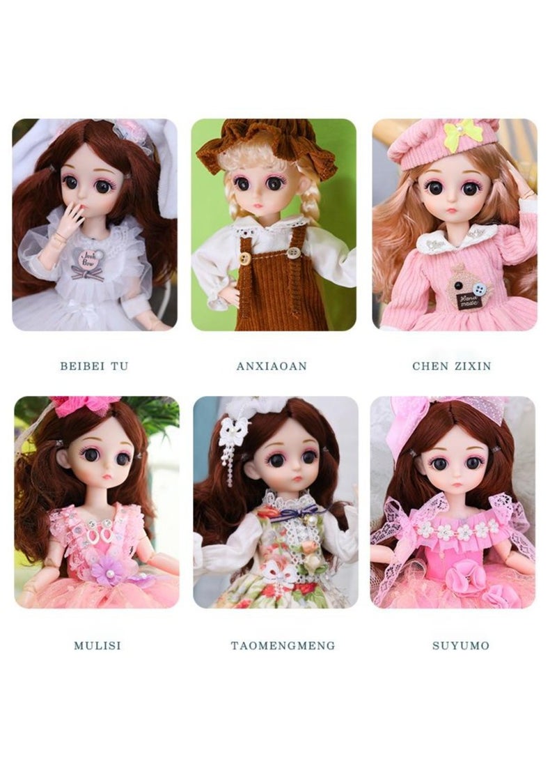 EHOME Kawaii Girl Dress up Doll Barbie Doll Toy 30cm Skirt Girl  - Image 4