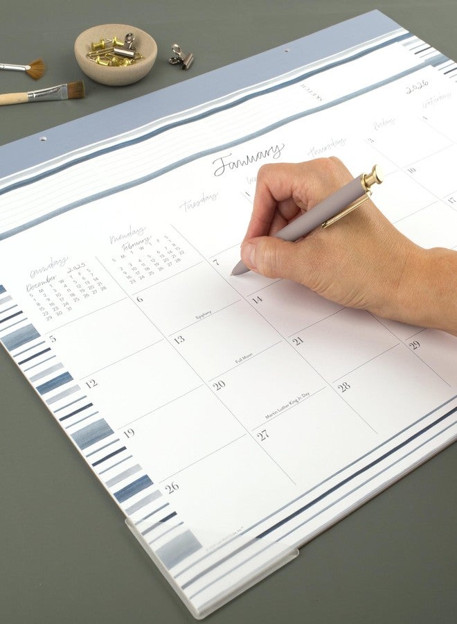 Cambridge 2026 Desk Calendar by Leah Bisch, Desk Pad, Monthly, 21-3/4" x 17", Large, Stripe (LB42-704-26) - Image 5