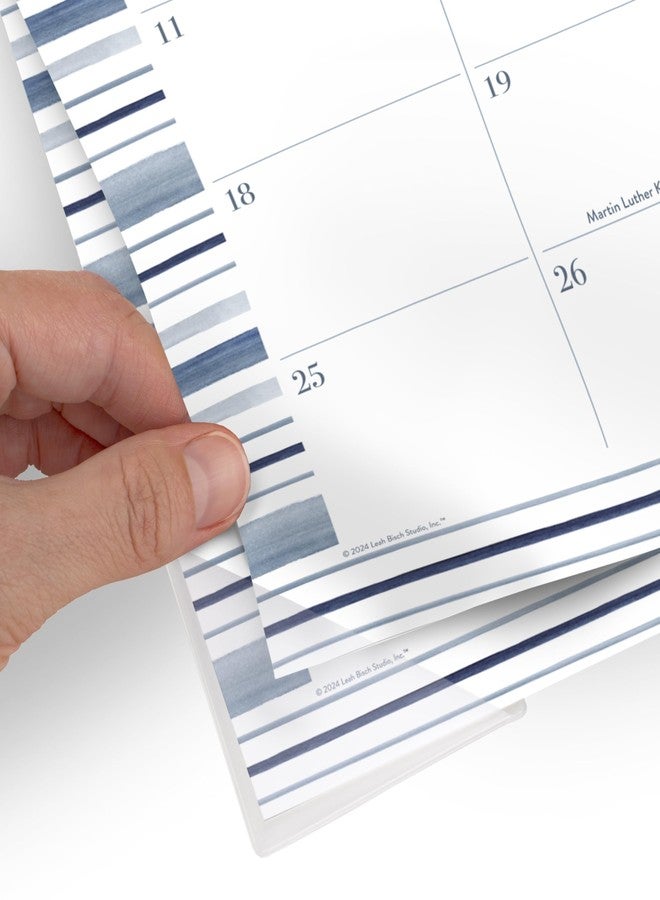Cambridge 2026 Desk Calendar by Leah Bisch, Desk Pad, Monthly, 21-3/4" x 17", Large, Stripe (LB42-704-26) - Image 4