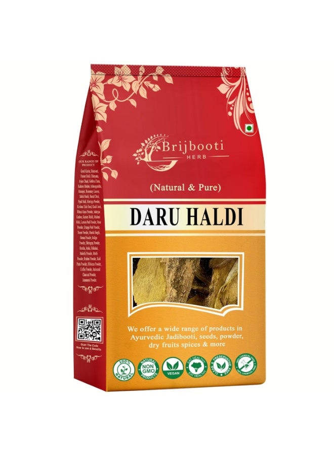 BrijBooti Daru Haldi Bark -(200 Gm) | Berberis aristata | Indian Barberry Daru Haldi Chaal