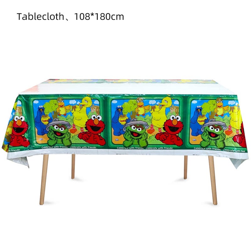 Losede 2pcs Birthday Party Tablecloth Table Cover Birthday Supplies Decorations (Style 2) - Image 2
