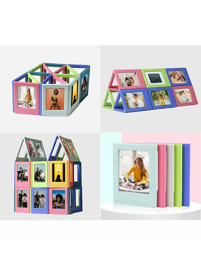 O Ozone Colorful Magnetic Photo Picture Frame for Fujifilm Instax Mini 9 8 8 Plus 70 7s 90 25 26 50s Films Mobile Printer Film - Pack of 4  - Image 5