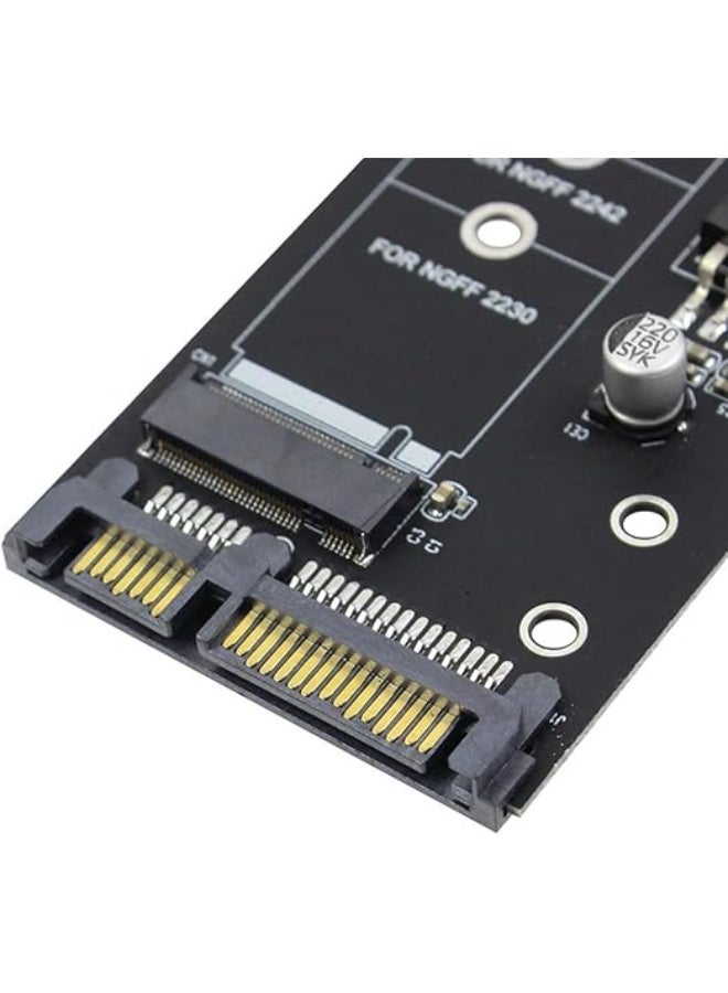 M.2 to SATA Adapter Converter Card – High-Speed NGFF SATA3 2.5" Key B Adapter for 2230–2280 M.2 SSD – Easy Installation & Reliable Performance - Image 4
