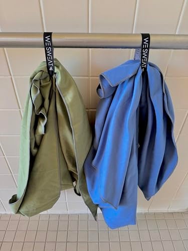 WESWEAT We Sweat's Microfiber Soft and Absorbent Gym Towels for Shower, Silver ION Odor-Free Absorbent Fiber, Fast Drying Men & Women Workout Gear, Working Out, Towels, Sports Exercise Fitness Gear - Image 5