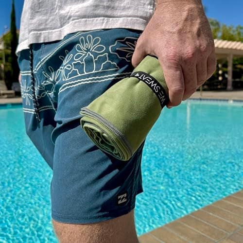WESWEAT We Sweat's Microfiber Soft and Absorbent Gym Towels for Shower, Silver ION Odor-Free Absorbent Fiber, Fast Drying Men & Women Workout Gear, Working Out, Towels, Sports Exercise Fitness Gear - Image 2