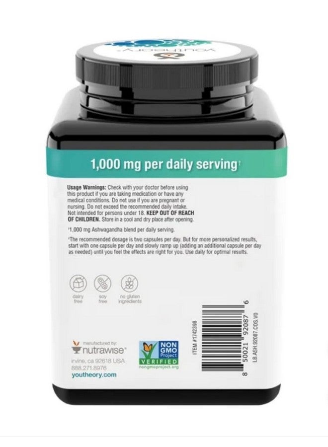 يوثيري يوثيوري أشواغاندا ١٠٠٠ ملغ مع KSM-66 - يساعد على دعم استجابة صحية للتوتر، ١٨٠ كبسولة (عبوة واحدة) - Image 4