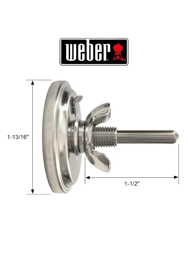 Weber 60540 Charcoal, Spirit, Q Grill Replacement Thermometer, 1-13/16" Diameter - Image 3