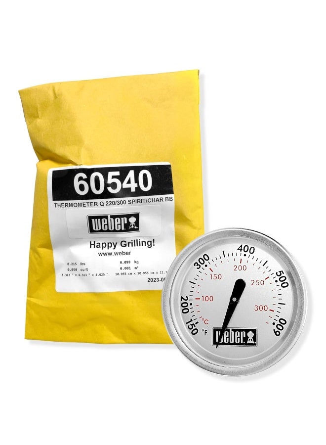Weber 60540 Charcoal, Spirit, Q Grill Replacement Thermometer, 1-13/16" Diameter - Image 1