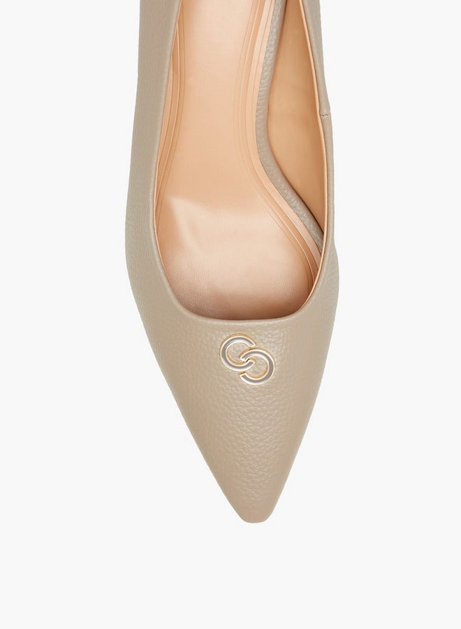 سيليست حذاء نسائي بكعب خنجري سهل الارتداء بلون سادة - Image 4