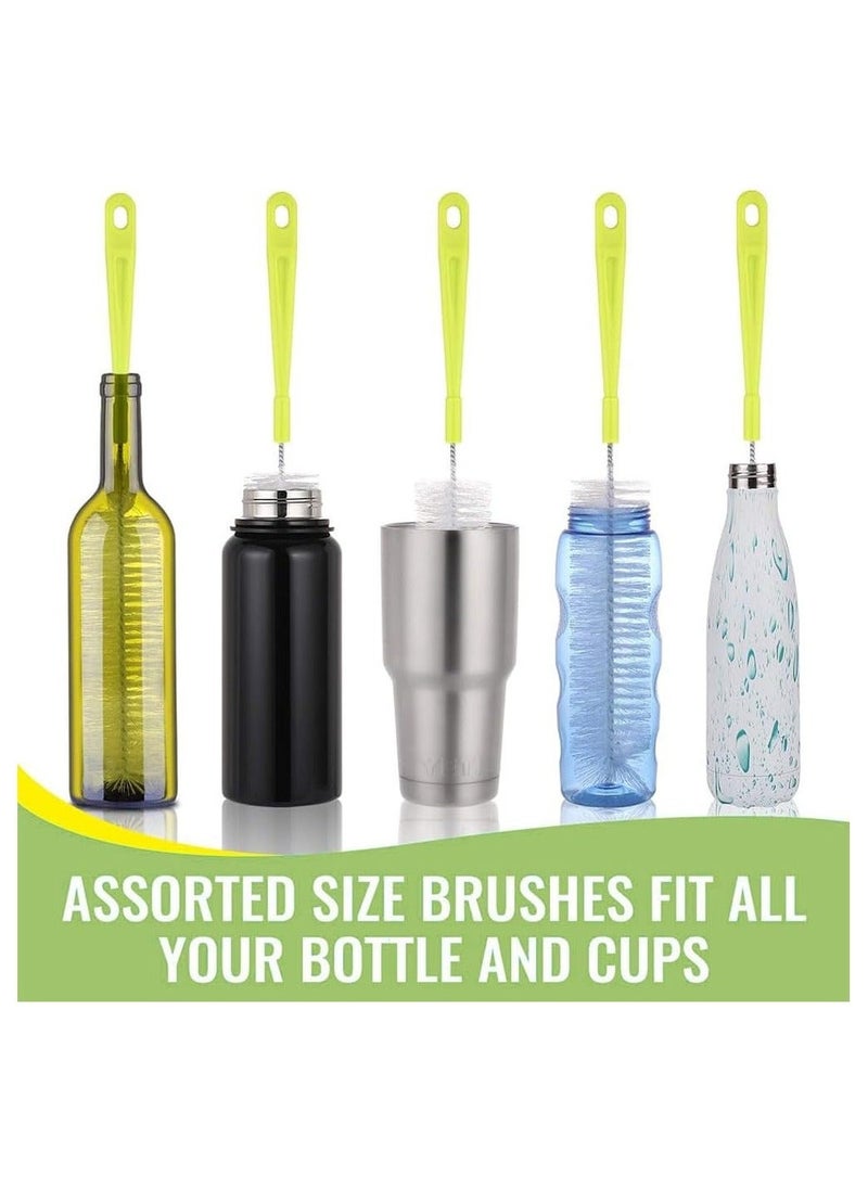 Bottle Brush Long Handle Bottle Cleaning Brush 5 PCS Baby Bottle Cleaning Brush Kit Cup Bottle Straw Brush For Baby Bottle Nipple Thermoses - Image 5