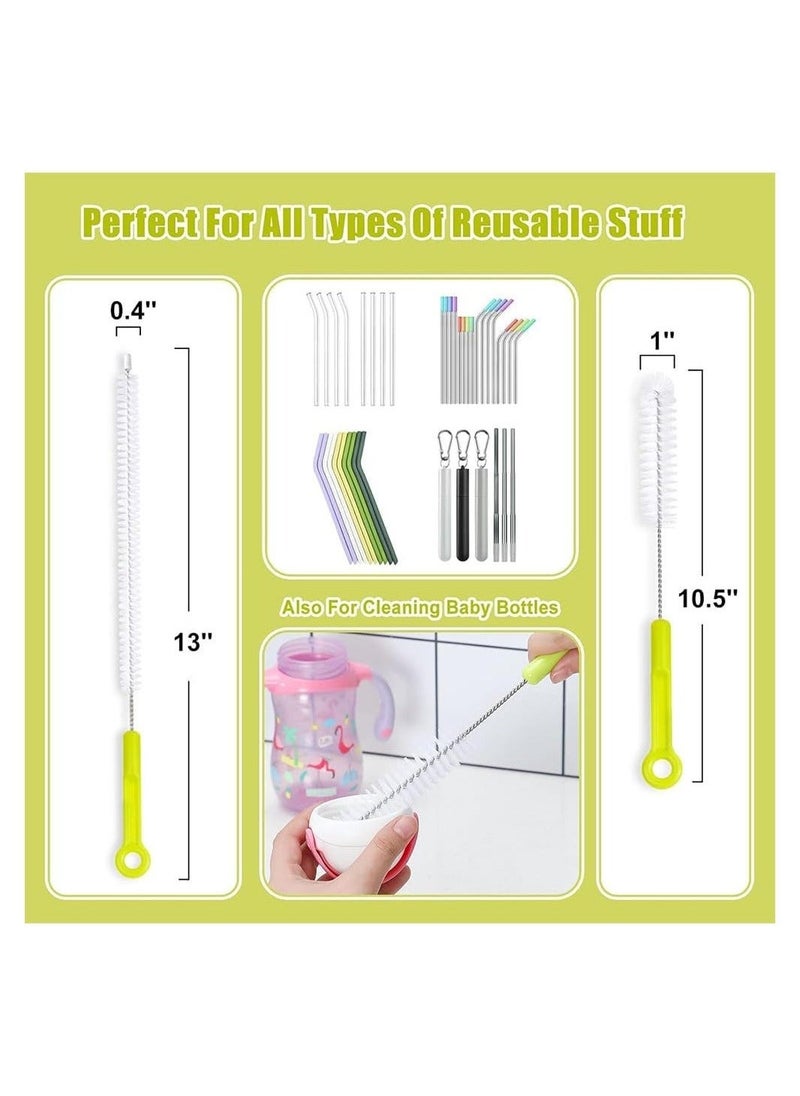 Bottle Brush Long Handle Bottle Cleaning Brush 5 PCS Baby Bottle Cleaning Brush Kit Cup Bottle Straw Brush For Baby Bottle Nipple Thermoses - Image 4