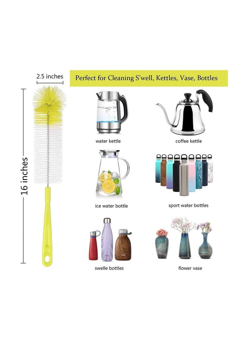 Bottle Brush Long Handle Bottle Cleaning Brush 5 PCS Baby Bottle Cleaning Brush Kit Cup Bottle Straw Brush For Baby Bottle Nipple Thermoses - Image 2
