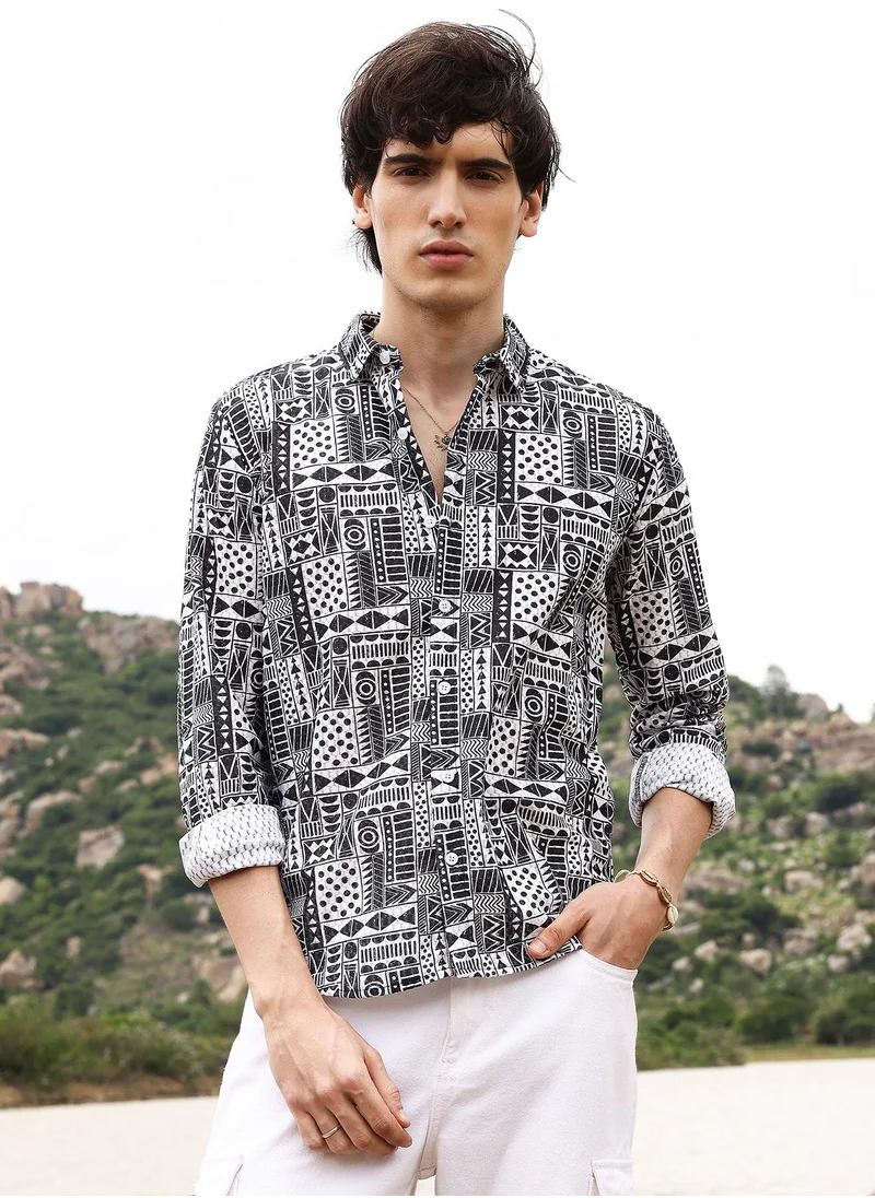 كامبوس سوترا Abstract Geometric Shirt