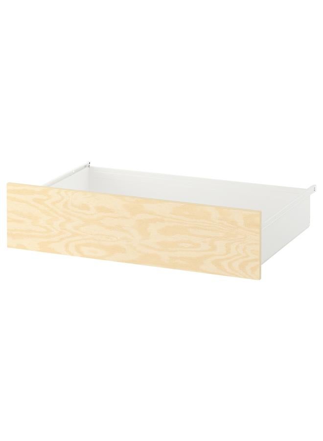 Zaboon Drawer, white/lively pine effect, 80x57x20 cm - Image 1