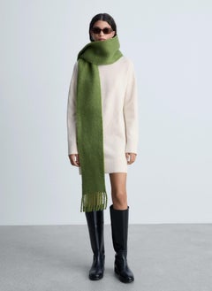 MANGO Short Turtleneck Knitted Dress  - Image 5