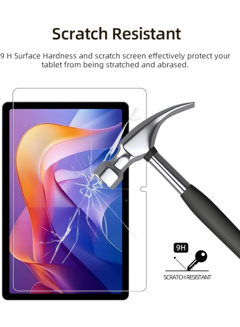 Screen protector for Xiaomi Redmi Pad 2 2025 11-inch tablet, high-definition HD tempered glass, scratch-resistant, drop protection for Redmi 2 tablet, touch-sensitive, anti-fingerprint (2 pieces) - Image 2