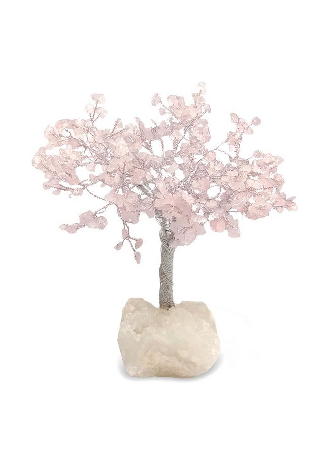 Chitshakti Chitshakti Rose Quartz Crystal Tree - 500 Beads | Crystal Tree for Healing Energy, Vastu & Feng Shui | Enhances Love, Self-Care & Inner Peace | Decor & Gifting Essential - Image 3
