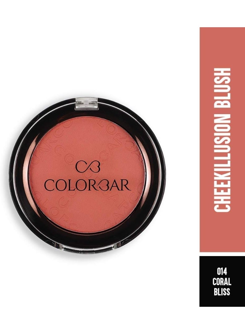 Colorbar Cheek Illusion Blush - Coral Bliss - Image 3