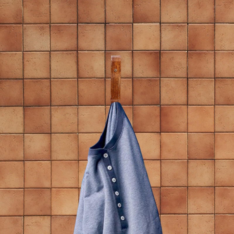 Wooden Wall Hooks No Drill Adhesive Bathroom Entryway Towel Robe Holder Organizer - Image 5