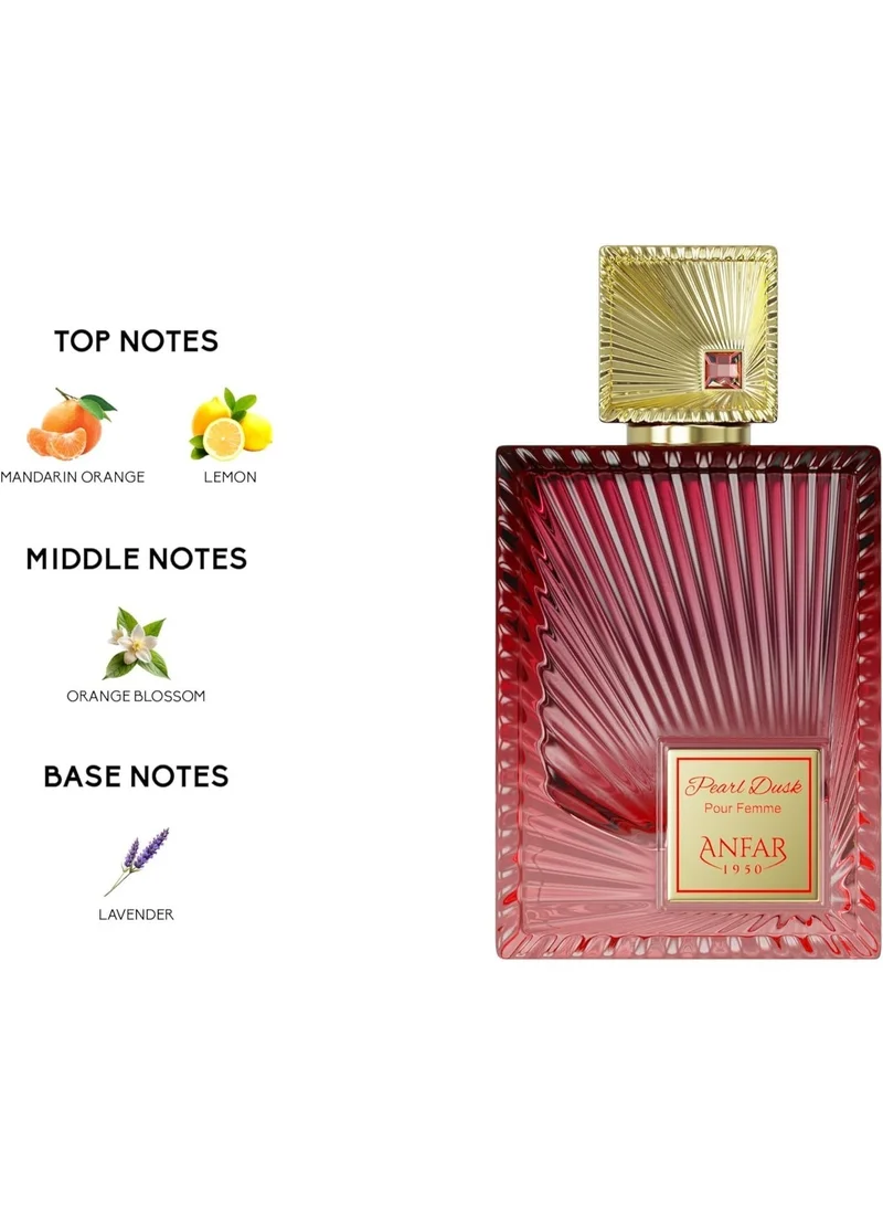 Anfar  Anfar Pearl Dusk Eau de Parfum 100ml – Long Lasting Women’s Citrus Floral Perfume with Mandarin, Orange Blossom & Lavender  | Best Price UAE