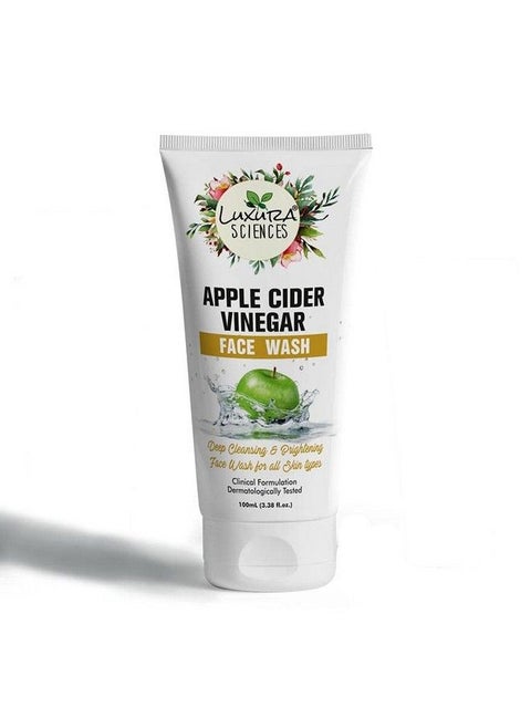 Apple Cider Vinegar Face Wash 100Ml For Skin Glow Refining Hydration With Natural Extracts. No Sls & Parabens.