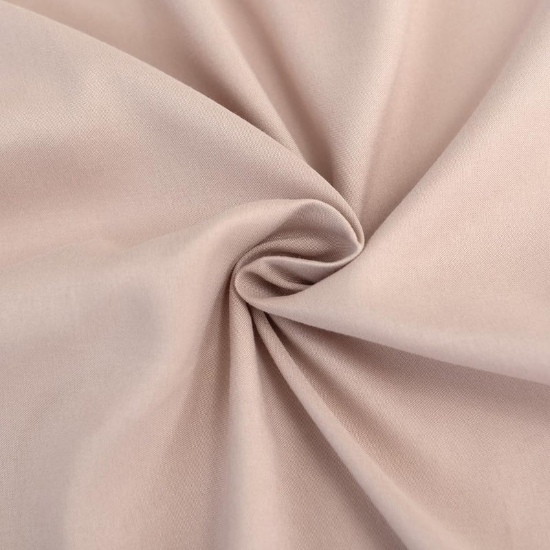 TSUTOMI Taupe Bed Skirt Full Size Ruffled Bed Skirt with Split Corners  Full Bed Skirt 14 Inch Drop  Full Size Bed Skirt Taupe for Ruffled Bed Skirt with Split Corners  Bed Skirt Full Size - Image 4