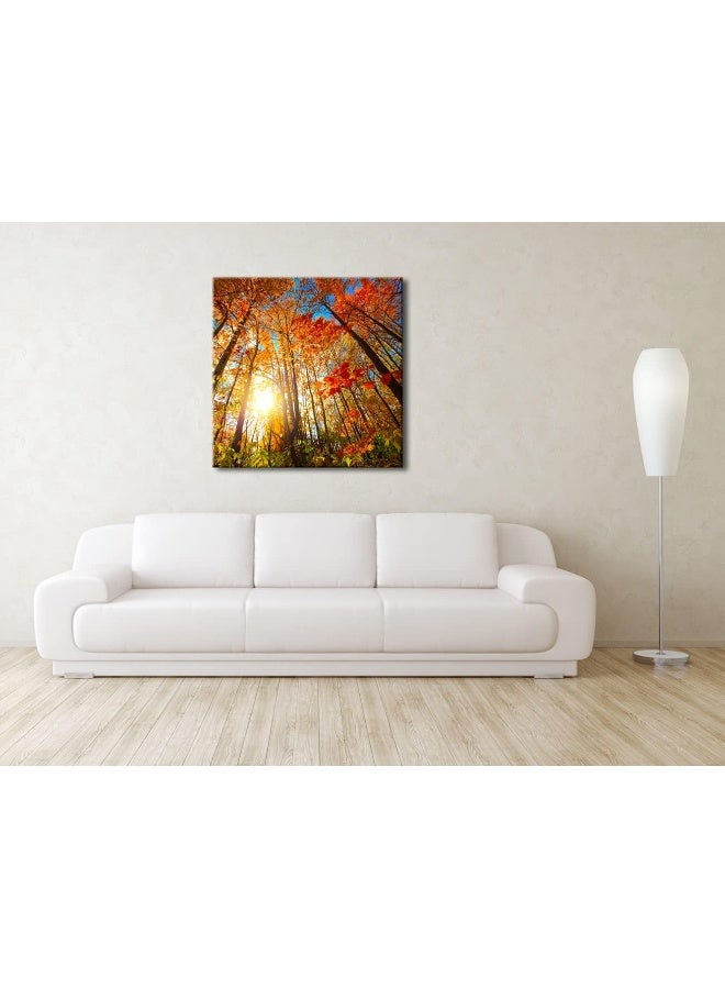 Pyradecor Extra Large Canvas Prints Wall Art Last Hint of Sunset Pictures Paintings for Living Room Bedroom Home Decorations Modern Nature Landscape Artwork AH1016-8080 - Image 2