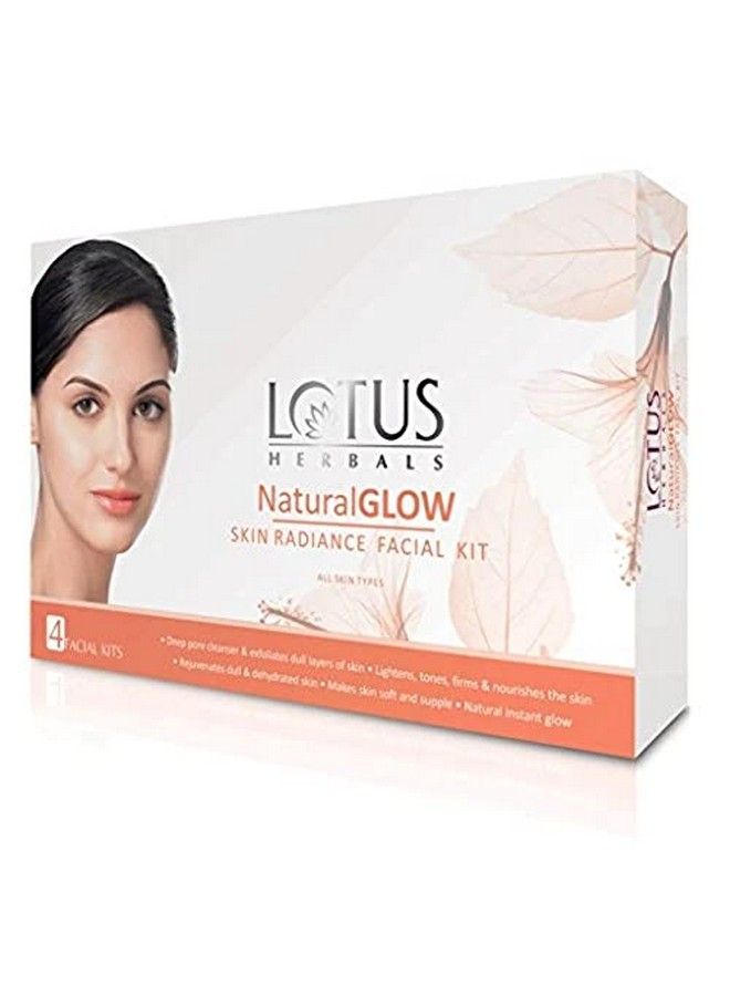 LOTUS HERBALS Natural Glow Skin Radiance 4 In 1 Facial Kit ; Deep Pore Cleansing ; Skin Lightening & Hydrating ; 200G  - Image 2
