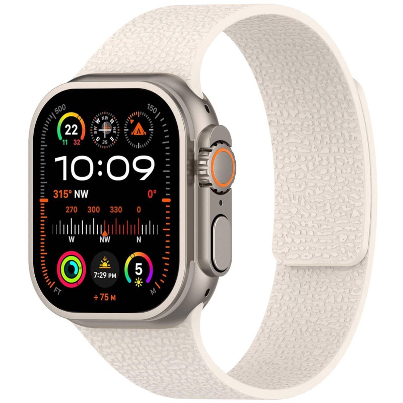 Adjustable Silicone Sport Strap Smartwatch Band Compatible with Apple Watch 38 40 41 42 44 45 49mm with Fit Replacement Strap in Green - Image 5