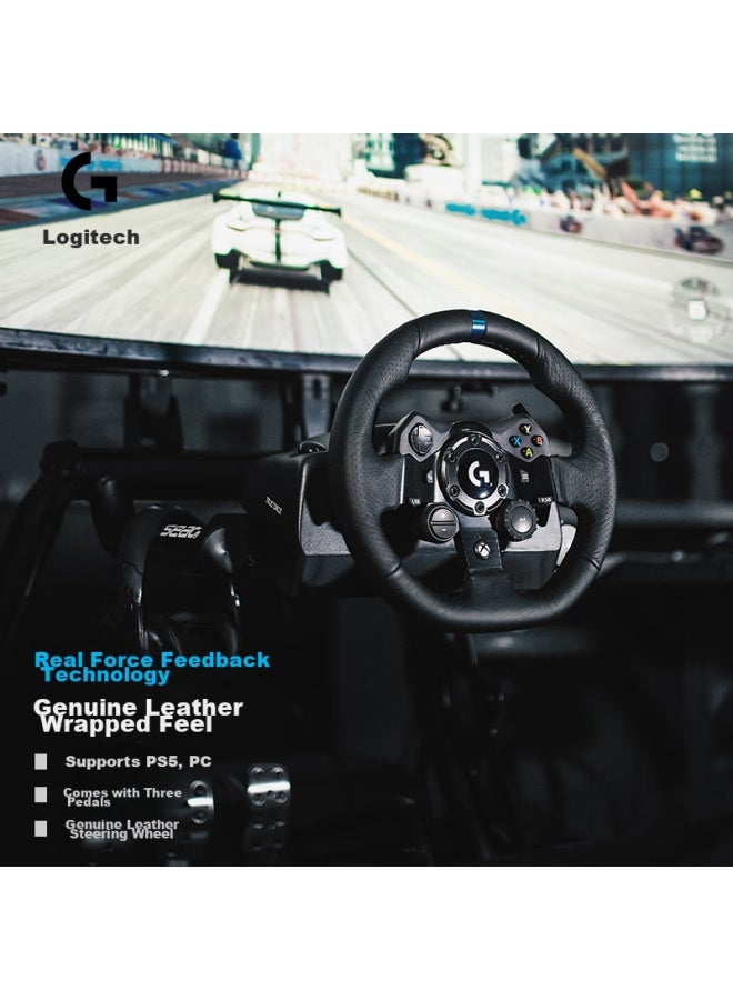 G923 High-resolution Force Feedback Technology Game Steering Wheel And Pedals, Racing Simulation Driving, Pc/ps4/ps5, Forza Horizon 4, Gran Turismo 7, Tureforce - Image 2