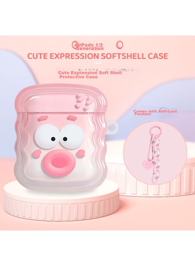 Sehan Shihan, Suitable For Airpods 1/2 Earphone Case, Apple Wireless Bluetooth Earphone Protective Cover, Airpods First And Second Generation Earphone Storage Box, Frosted Fresh Style, Women's Version - Image 1