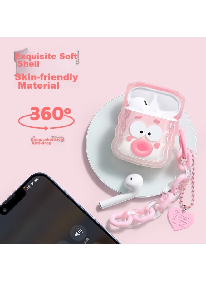 Sehan Shihan, Suitable For Airpods 1/2 Earphone Case, Apple Wireless Bluetooth Earphone Protective Cover, Airpods First And Second Generation Earphone Storage Box, Frosted Fresh Style, Women's Version - Image 2