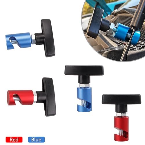 TorSor 2 Pack Front Hood Gas Struts Safety Lock Clamp Stopper Non-Falling Retainer Clips for Hood Lift Supports Shock Struts Gas Springs Hood Bonnet Car Tailgate Engine Cover - Image 4