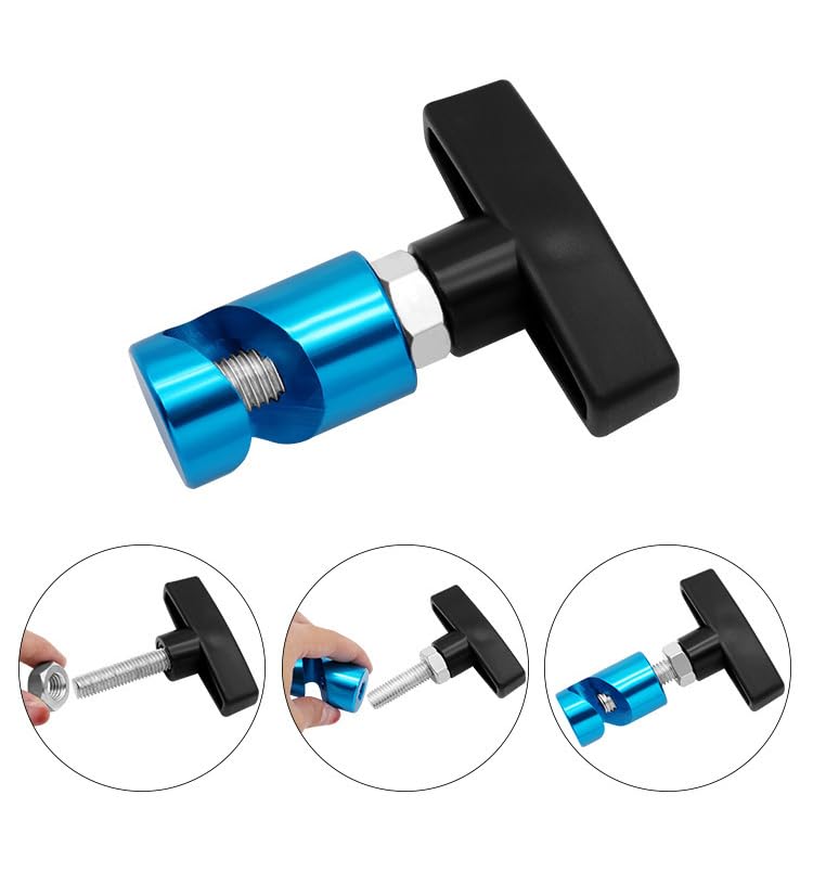 TorSor 2 Pack Front Hood Gas Struts Safety Lock Clamp Stopper Non-Falling Retainer Clips for Hood Lift Supports Shock Struts Gas Springs Hood Bonnet Car Tailgate Engine Cover - Image 2