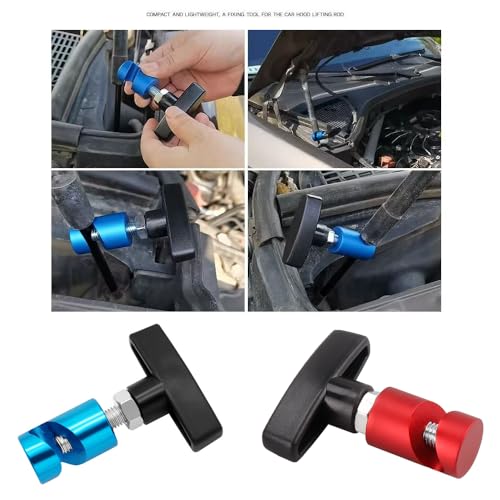 TorSor 2 Pack Front Hood Gas Struts Safety Lock Clamp Stopper Non-Falling Retainer Clips for Hood Lift Supports Shock Struts Gas Springs Hood Bonnet Car Tailgate Engine Cover - Image 5