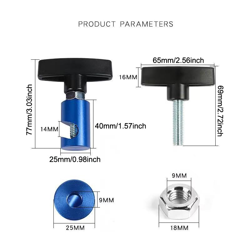 TorSor 2 Pack Front Hood Gas Struts Safety Lock Clamp Stopper Non-Falling Retainer Clips for Hood Lift Supports Shock Struts Gas Springs Hood Bonnet Car Tailgate Engine Cover - Image 3