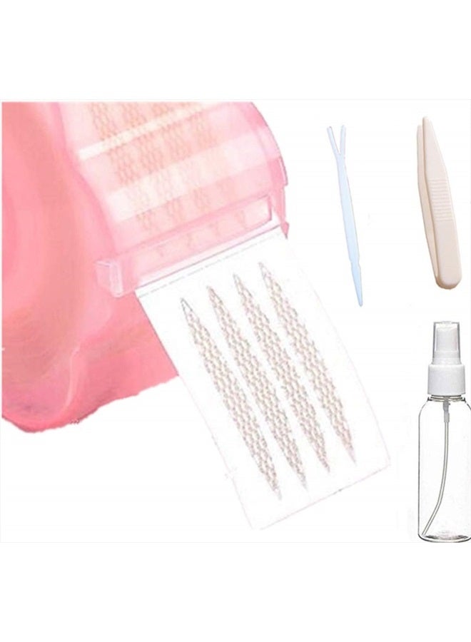 shenghang Eyelid Tape Invisible Eye Stickers Portable Breathable Natural Invisible Single Sided Double Eyelid Tape Self-Adhesive Eyelid Stickers Instant Eye Lift Strips With Y Fork (D) - Image 1