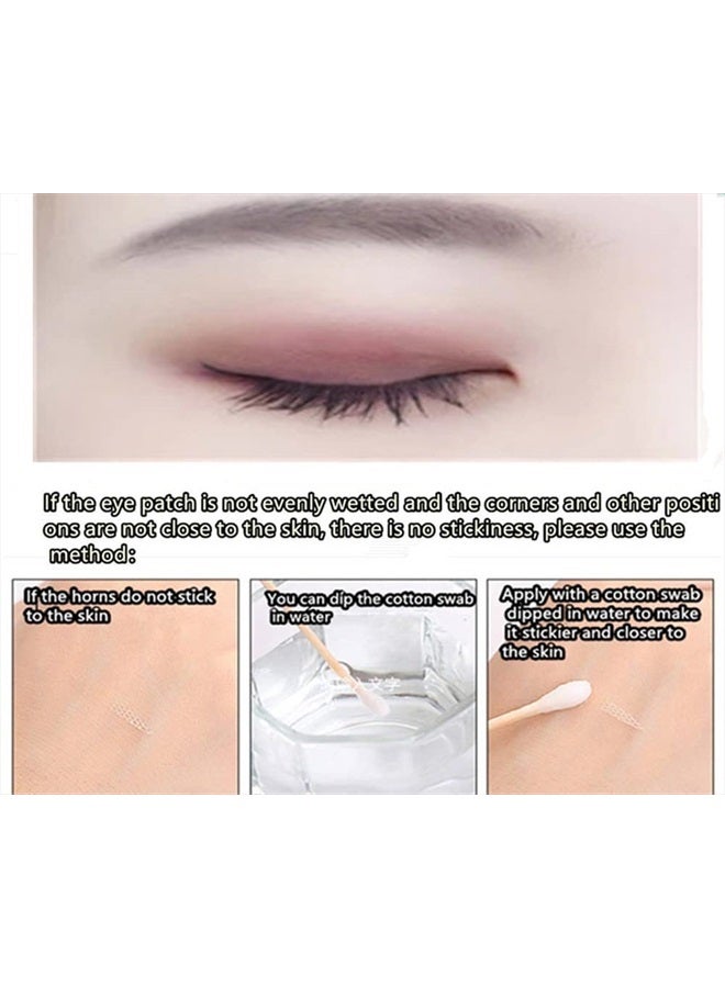 shenghang Eyelid Tape Invisible Eye Stickers Portable Breathable Natural Invisible Single Sided Double Eyelid Tape Self-Adhesive Eyelid Stickers Instant Eye Lift Strips With Y Fork (D) - Image 3