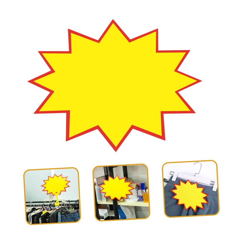 250 Pcs Retail Price Tags Stickers Easy to Write for Supermarkets Shopping Malls - Image 3