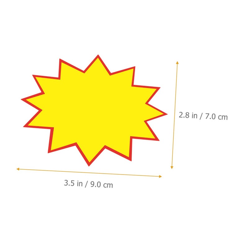 250 Pcs Retail Price Tags Stickers Easy to Write for Supermarkets Shopping Malls - Image 4