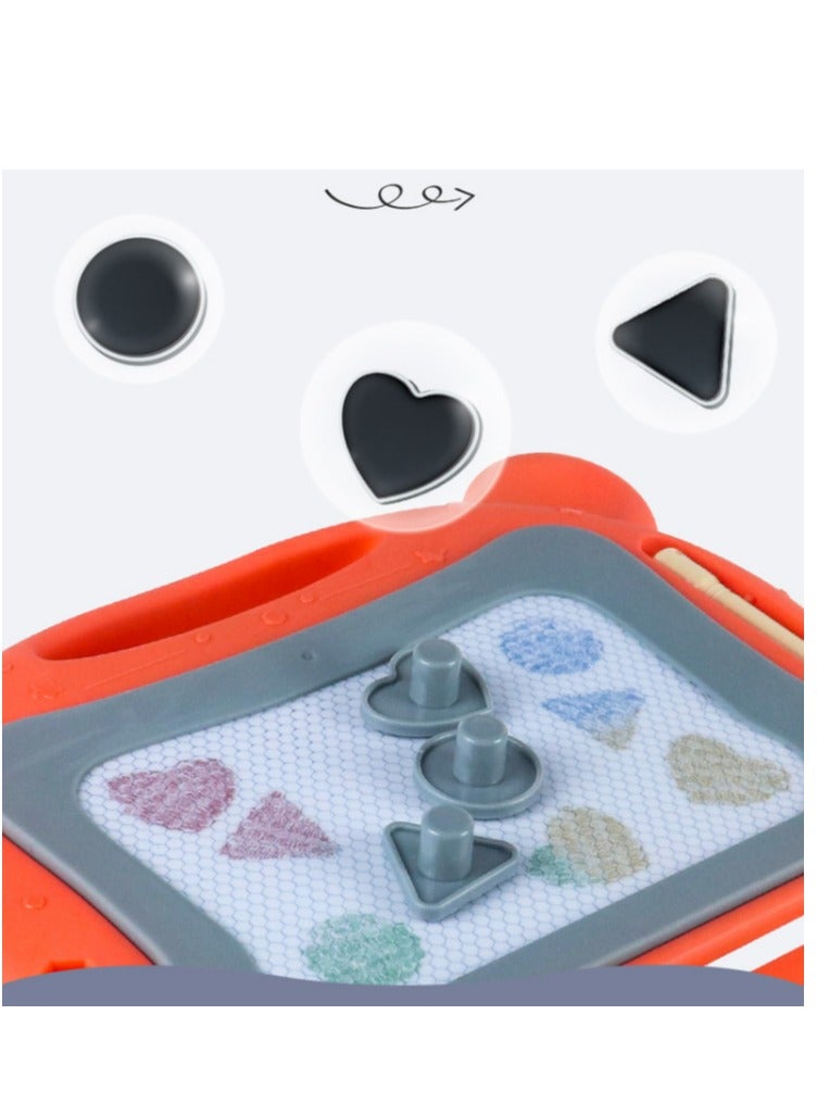 GOOTOY Magnetic Drawing Board for Kids, Colorful Doodle Board for Toddlers,  Erasable Magnetic Writing Pad with pen, Home Use Magnetic Writing Board Toy,Colored Graffiti Board Can Eliminate Toys  - Image 3
