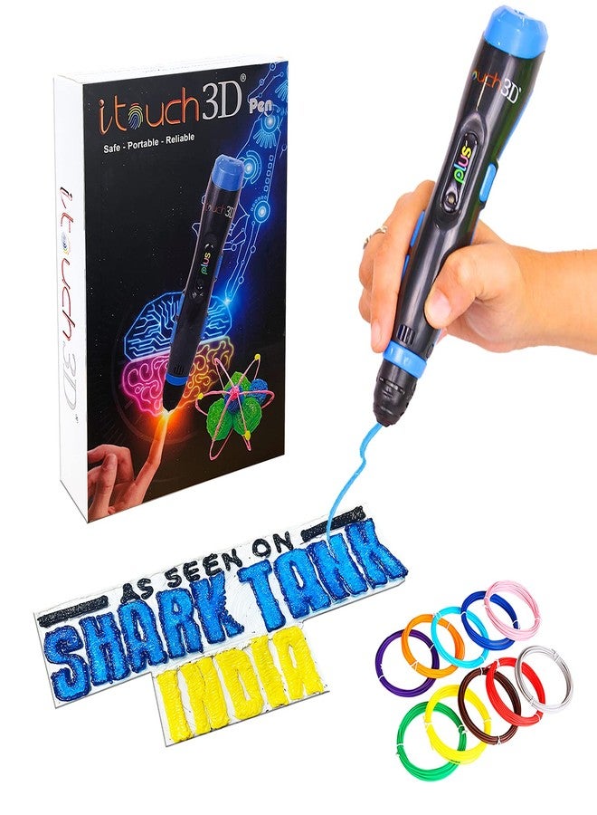 WOL 3D قلم الطباعة ثلاثية الأبعاد WOL3D I Touch Plus مزود بـ 10 خيوط PLA (5 أمتار)، تحكم في السرعة، تنظيم متطور لدرجة الحرارة، شاشة OLED وتصميم مريح. - Image 1