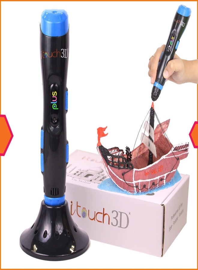 WOL 3D قلم الطباعة ثلاثية الأبعاد WOL3D I Touch Plus مزود بـ 10 خيوط PLA (5 أمتار)، تحكم في السرعة، تنظيم متطور لدرجة الحرارة، شاشة OLED وتصميم مريح. - Image 3