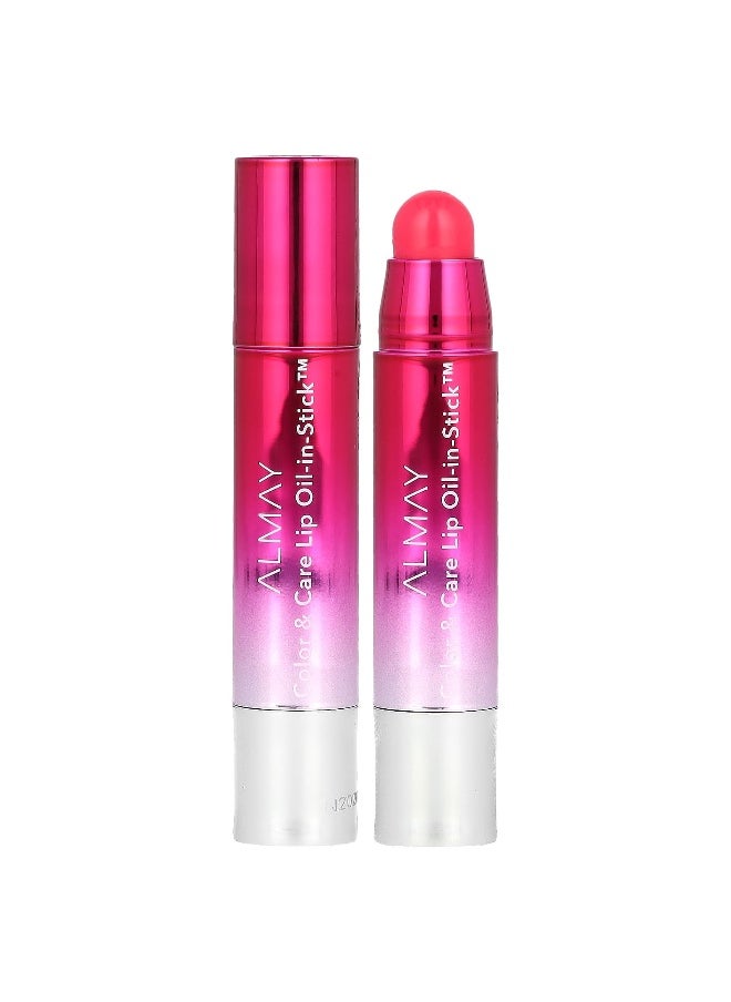 Almay Almay, Color & Care Lip Oil-in-Stick, 130 Raspberry Rush, 0.09 oz (2.5 g)  - Image 1