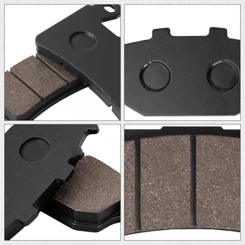 Cyleto Front and Rear Brake Pads for Honda CBR600RR 2003-2004 CBR600 F1 F2 F3 F4 F4i F5 F6 Sport 1999-2007 CBR900RR Fireblade 1998-2003 CBR954RR 2002-2003 CBR929RR 2000-2001 - Image 4