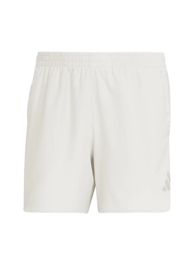 adidas adidas Run It Short Beige Running Shorts XS5"